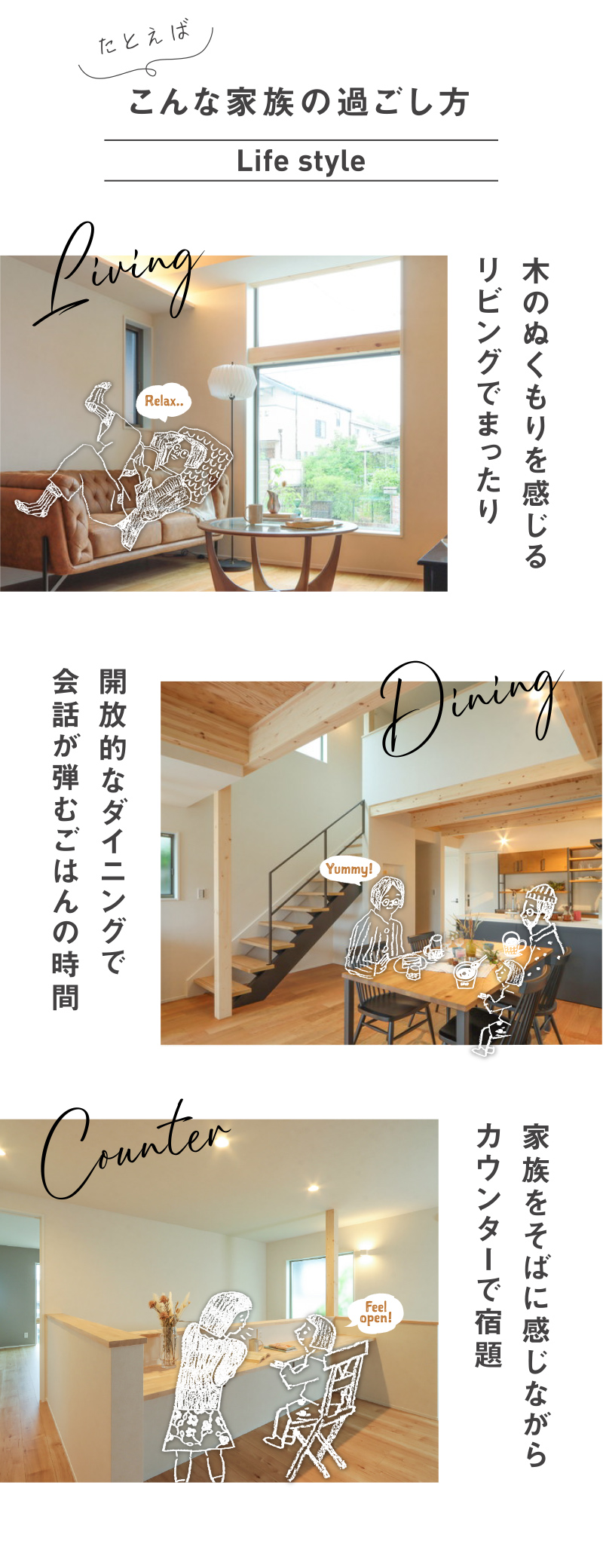 たとえばこんな家族の過ごし方