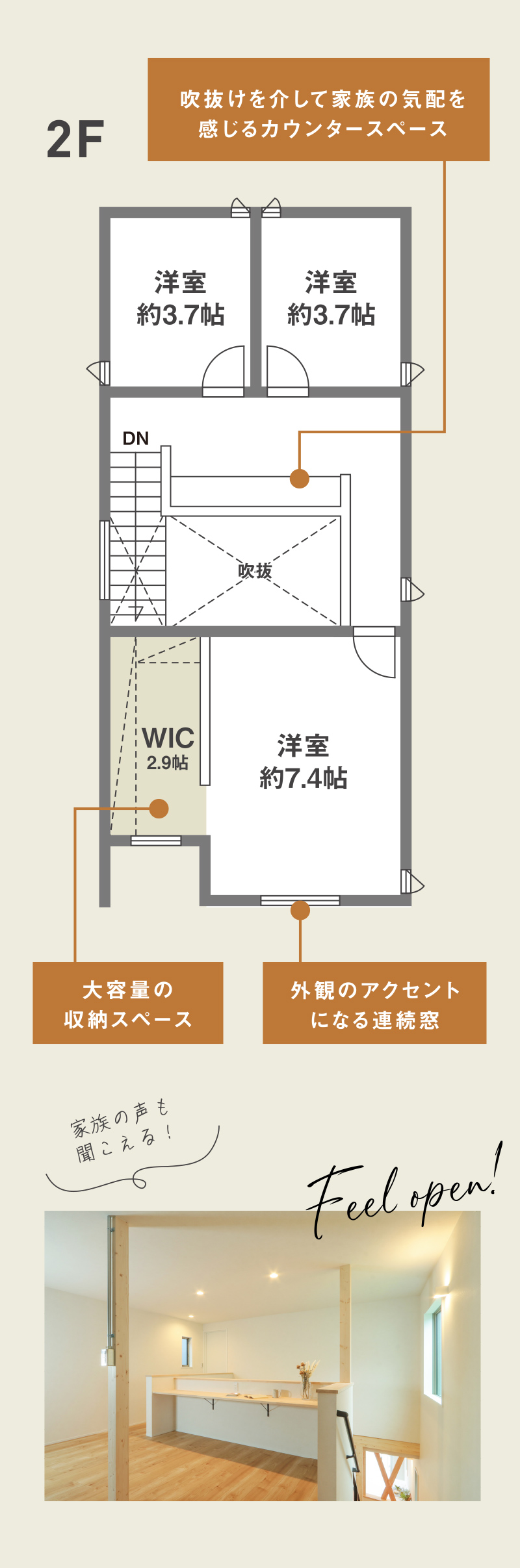 2F間取り図